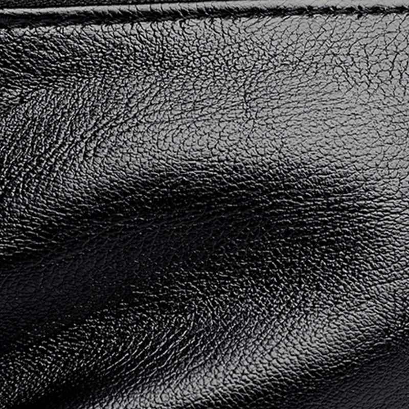 Square leather shoulder purse