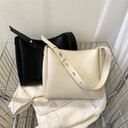 Elegant women's leather tote bag