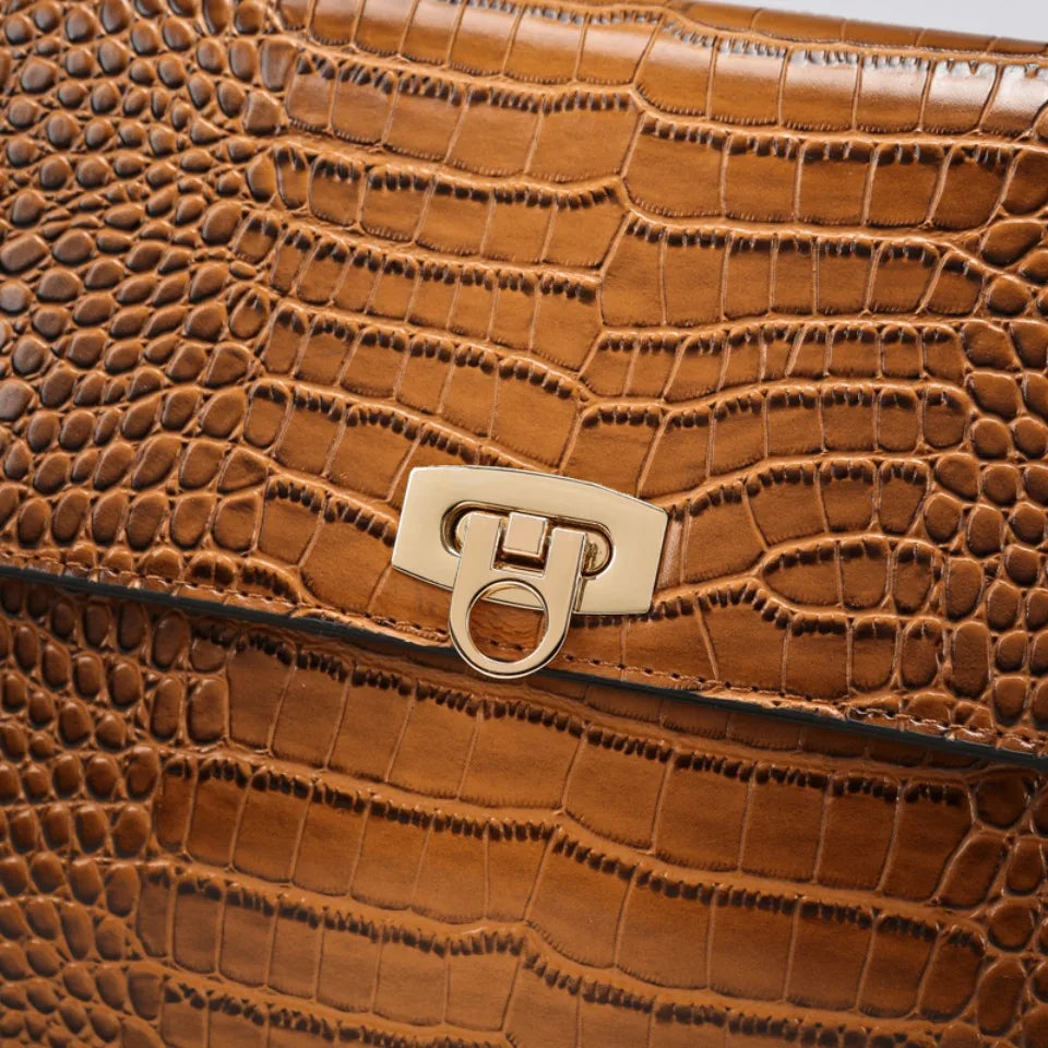 Leather handbag