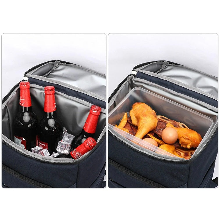 Amblot Beige camo cooler backpack