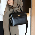 Amblot Black Chic leather crossbody bag for women