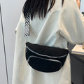 Amblot Black Classic corduroy bum bag