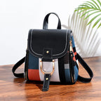 Amblot Black Classic leather backpack purse