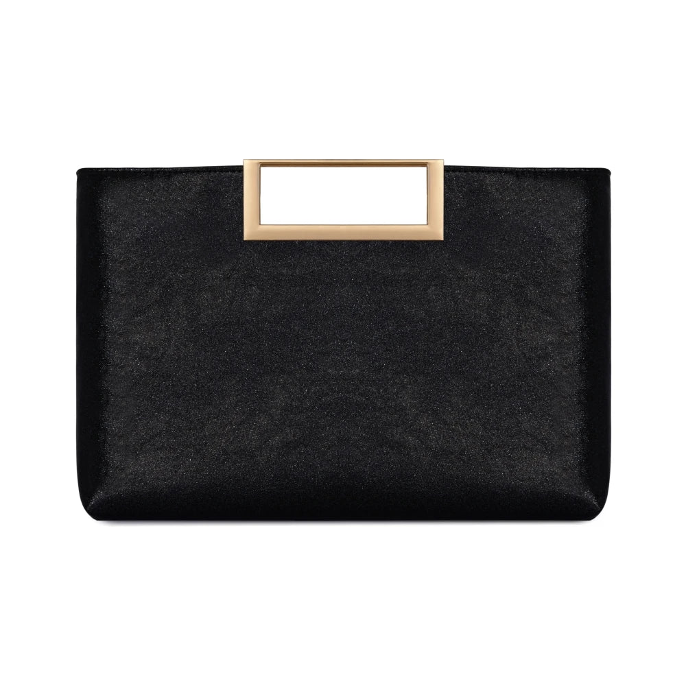 Amblot Black Classic leather handbag for everyday use
