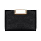 Amblot Black Classic leather handbag for everyday use