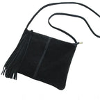 Amblot Black Colorful suede purse