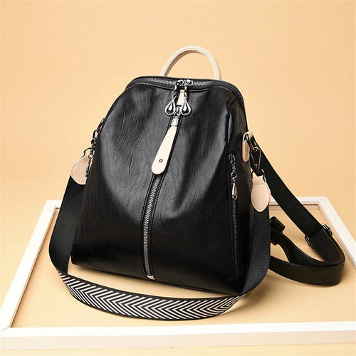 Amblot Black convertible backpack purse