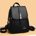 Sac à dos femme en cuir noir