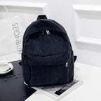 Amblot Black Everyday corduroy backpack