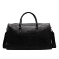 Amblot Black Fashion women's leather duffle bag