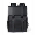 Amblot Black Men's leather backpack rucksack
