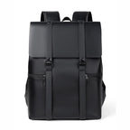 Amblot Black Men's leather backpack rucksack
