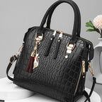 Amblot Black Top-handle leather handbag