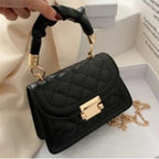 Amblot Black Urban leather sling bag for women