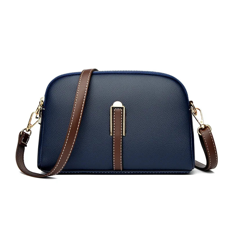 Amblot Blue 2 Everyday leather crossbody bag