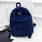 Amblot Blue Everyday corduroy backpack