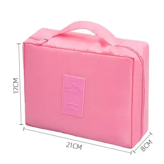 Amblot Blue flowers toiletry bag