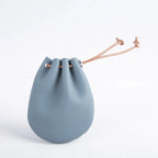 Amblot Blue Pocket-size leather pouch