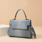 Amblot Blue (Single Bag) Leather handbag