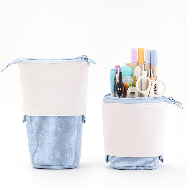 Amblot Blue stand-up pencil case