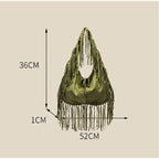 Amblot Boho suede shoulder bag