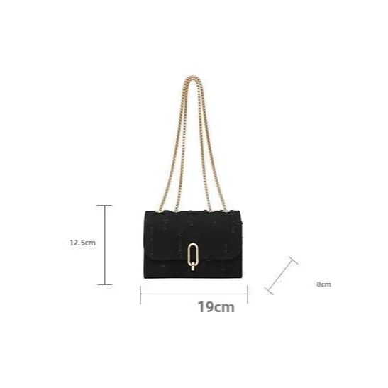Amblot Casual washed denim purse for everyday outfits