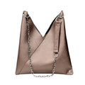 Amblot Champagne Large leather handbag