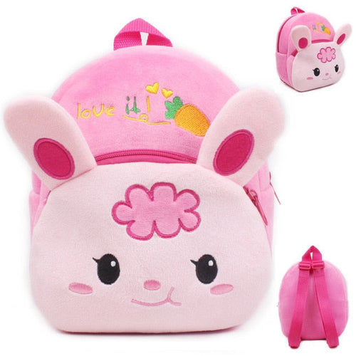 Amblot Children Bunny plush backpack for toddlers