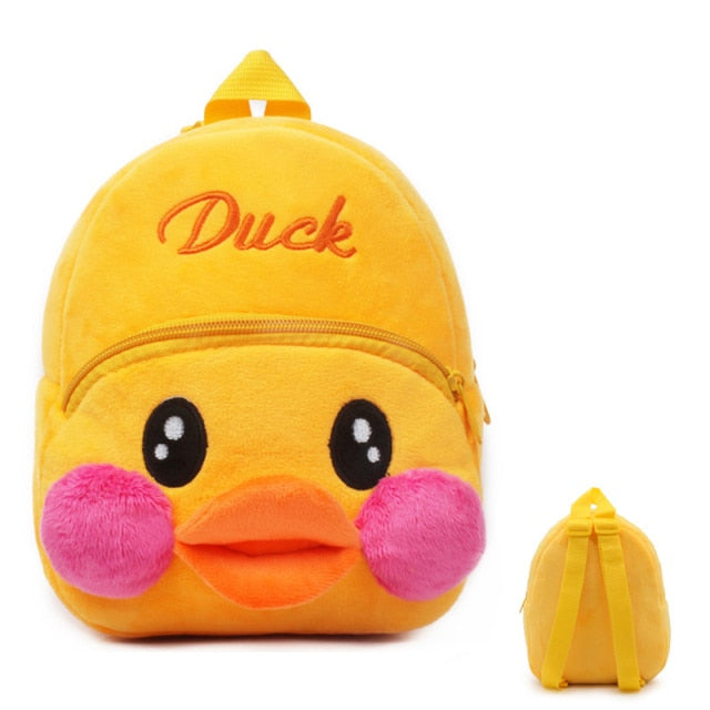 Amblot Children Duck plush backpack for toddlers