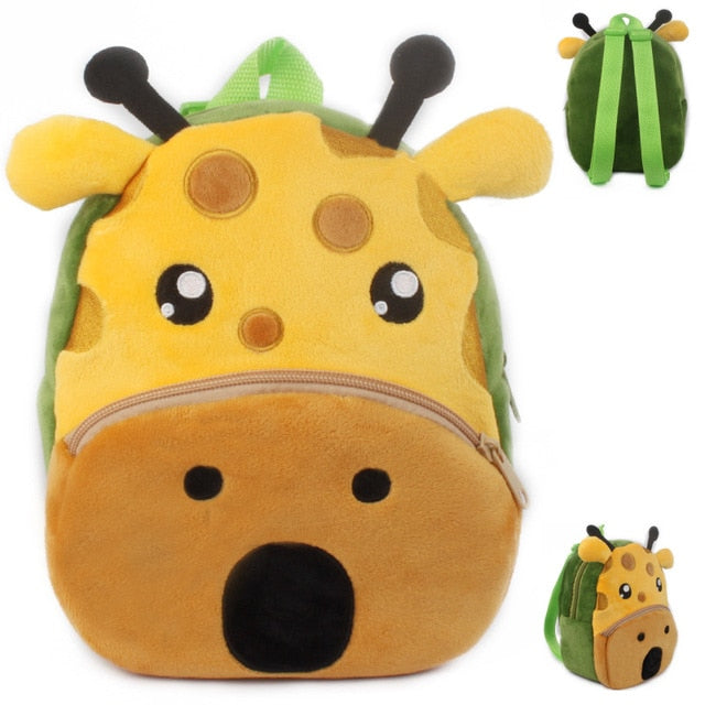 Amblot Children Girafe plush backpack for toddlers