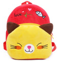 Amblot Children Yellow cat plush backpack for toddlers