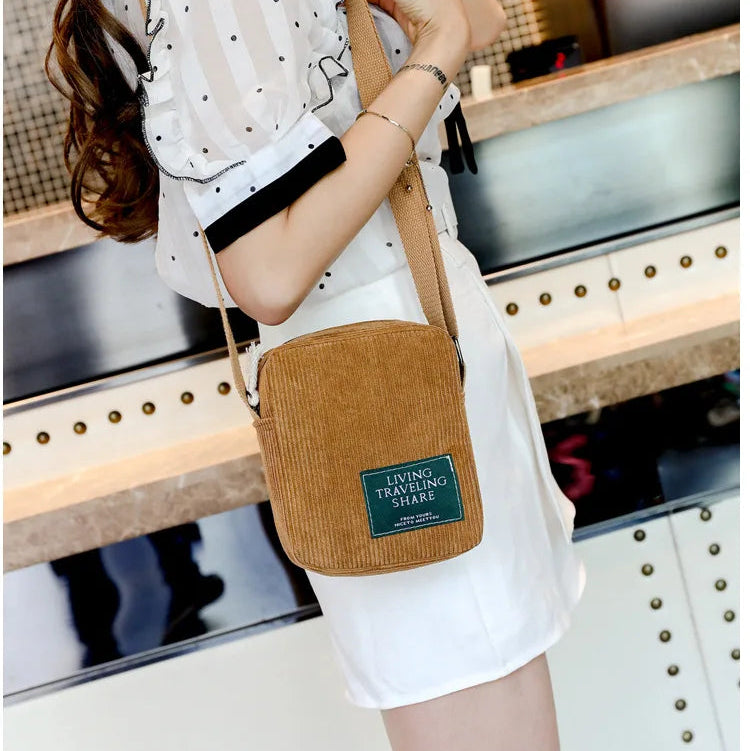 Amblot Classic corduroy crossbody bag