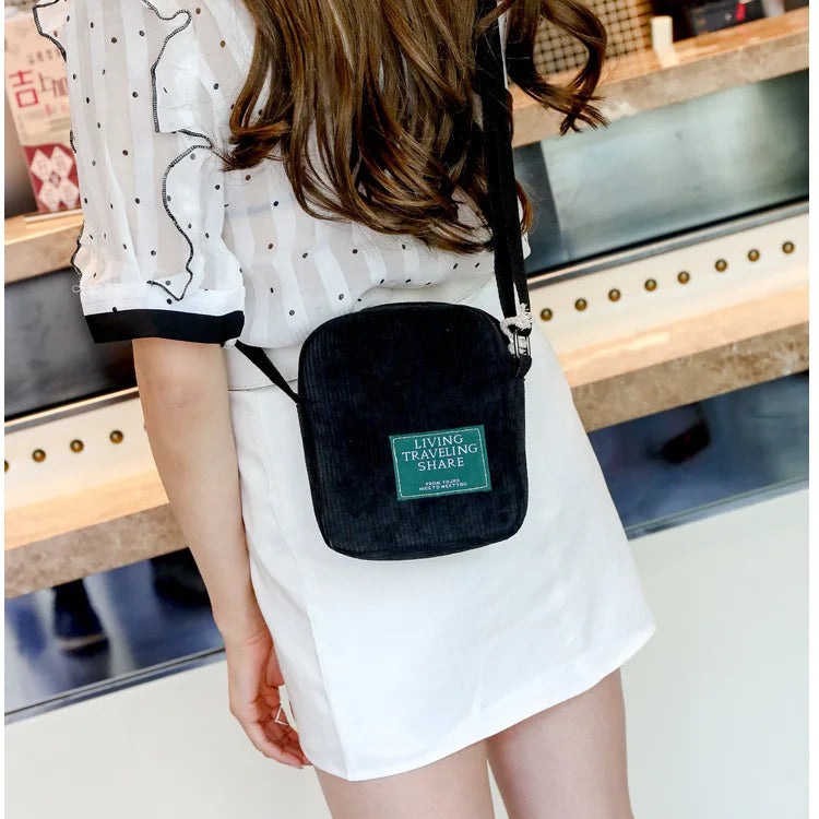 Amblot Classic corduroy crossbody bag