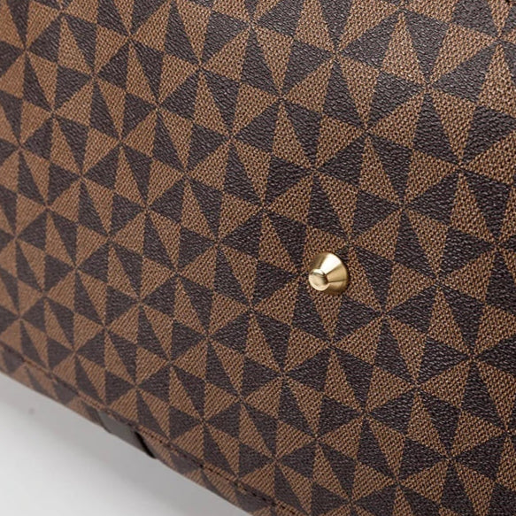 Amblot Classic leather weekender duffle bag