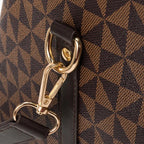 Amblot Classic leather weekender duffle bag