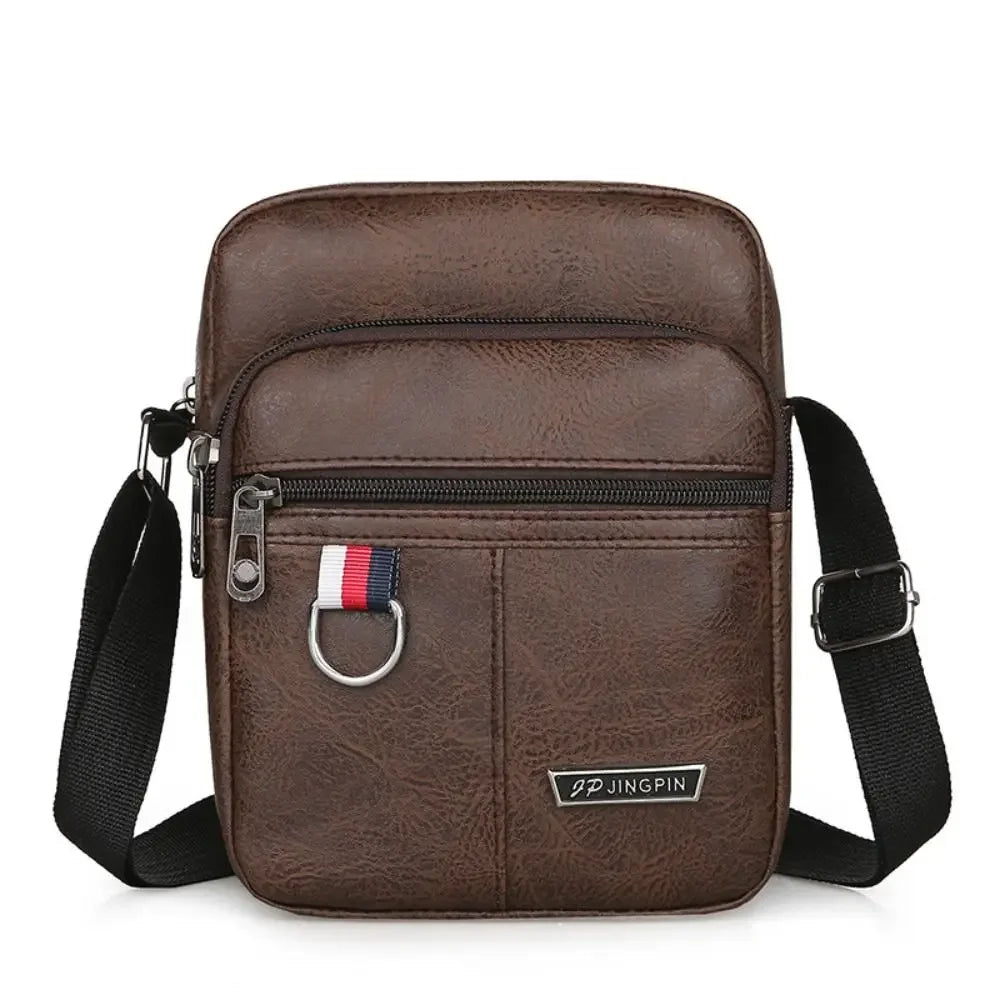 Amblot Coffee Mini leather crossbody bag
