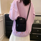 Amblot Compact corduroy crossbody bag