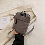 Amblot Compact corduroy crossbody bag