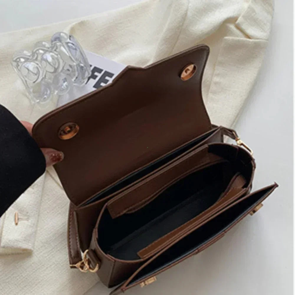 Amblot Compact leather sling bag for daily essentials