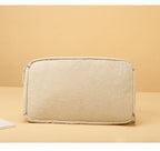 Amblot Corduroy sports gym bag with shoe pocket