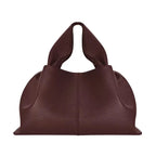 Amblot Dark Brown / Small French-inspired leather handbag