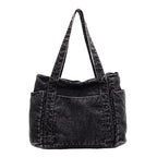 Amblot Denim shoulder tote bag