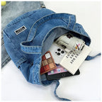 Amblot Denim tote bag with soft handles