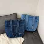 Amblot Denim tote bag with soft handles