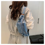 Amblot Denim waist bag