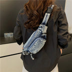 Amblot Denim waist bag