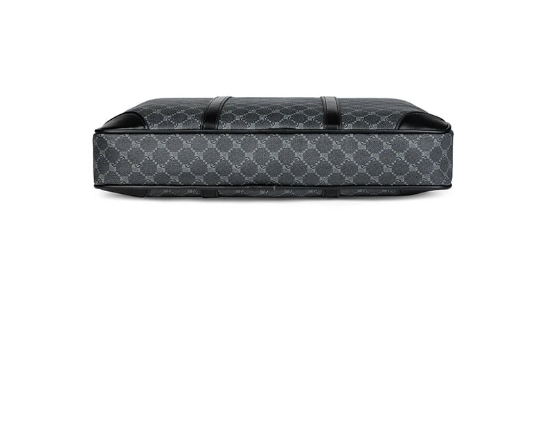 Amblot Designer-inspired leather laptop briefcase
