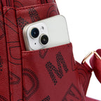 Amblot Designer-style leather backpack