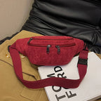 Amblot Elegant corduroy bum bag