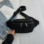 Amblot Elegant corduroy bum bag